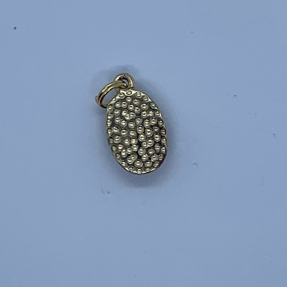 Yellow Gold Tone Oval Stone Pendant ( 3 for $15 ) - Picture 2 of 3
